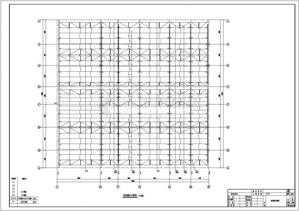 四层钢混组合4S店结构施工图（6度抗震）-图二