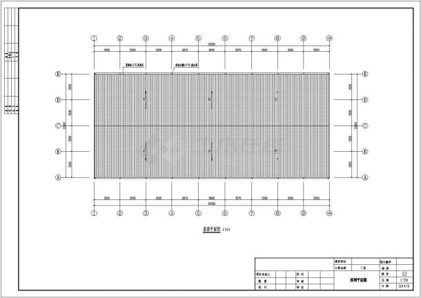 5.5米跨单层门式刚架厂房结构施工图-图二