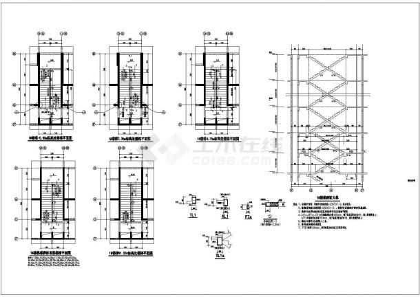 [常州]三十层剪力墙住宅楼结构设计图-图一
