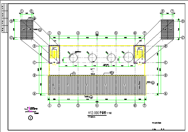3层钢框架结构厂房结构施工图