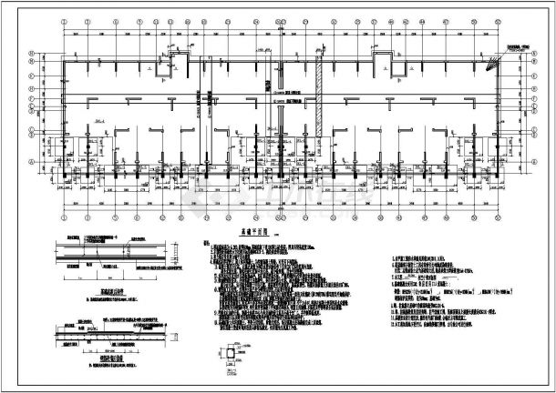 [淄博]某地上11层地下1层剪力墙住宅结构设计图-图二