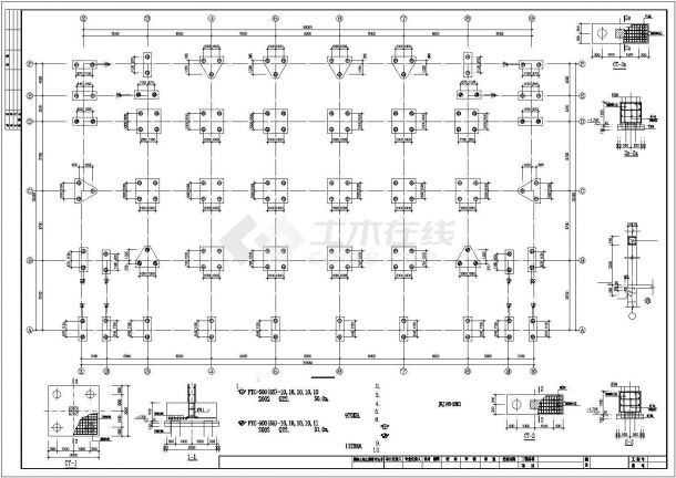 某五层框架厂房结构设计图-图二