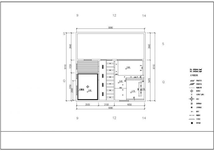 某地区小型家庭室内装修设计方案图纸_图1