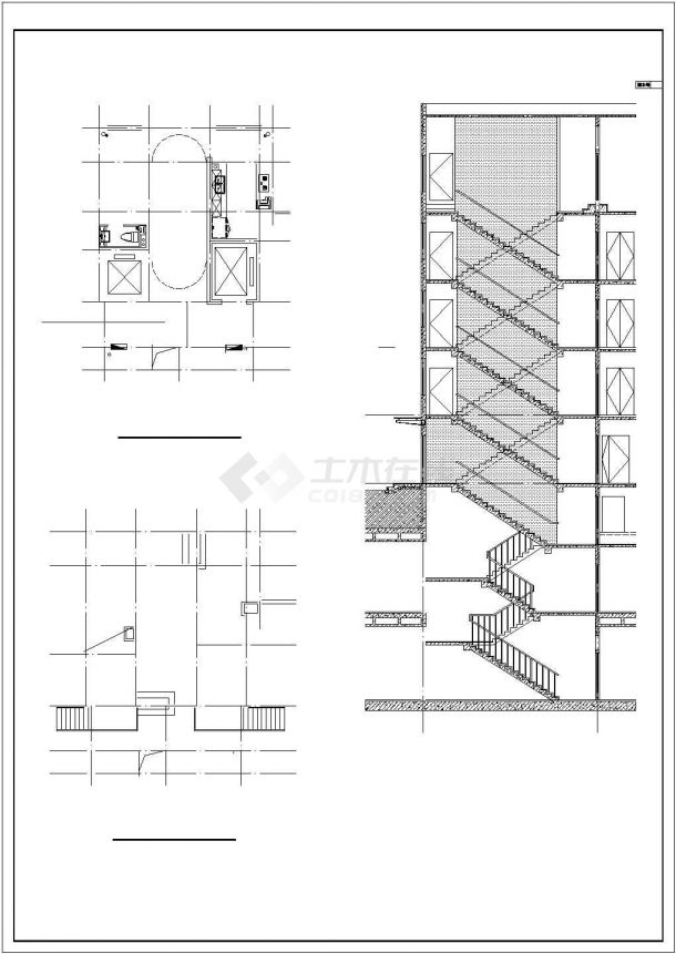 三十层框剪结构高层住宅结构施工图-图一