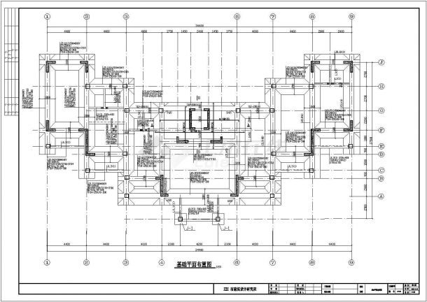 四层框架结构酒店结构施工图（8度抗震）-图二