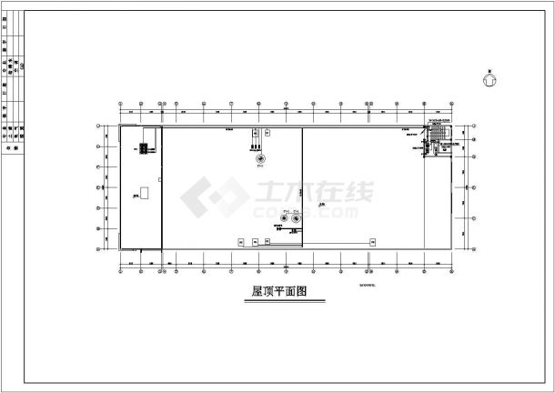 江南某地区大型厂房车间电气全套图纸-图一