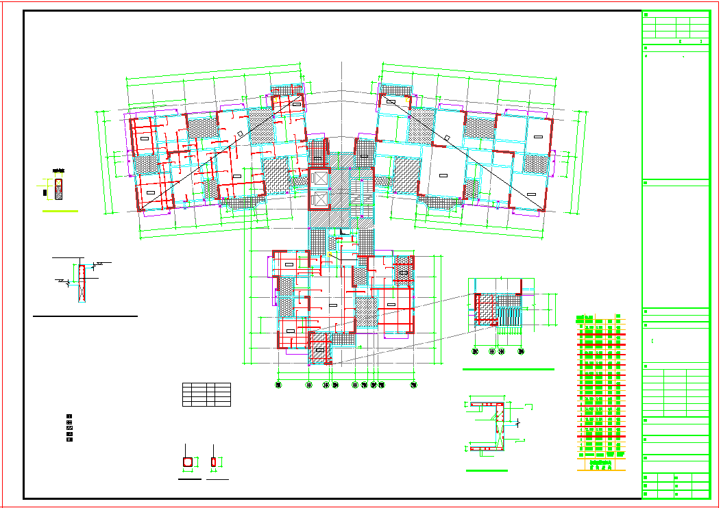 [东莞]24层框架剪力墙住宅结构设计图
