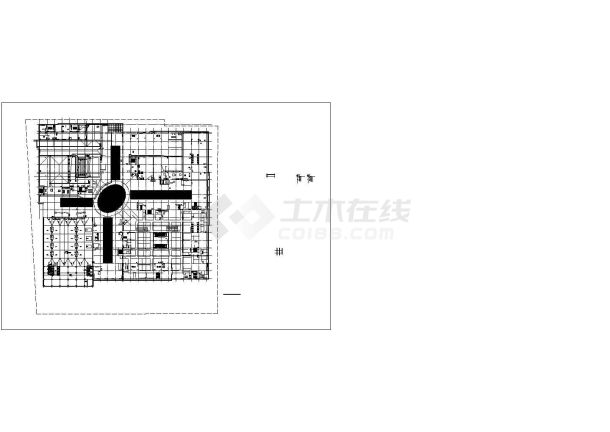 某三十层钢筋混凝土结构万达商业知名建筑图纸（高104.3米）VIP-图一