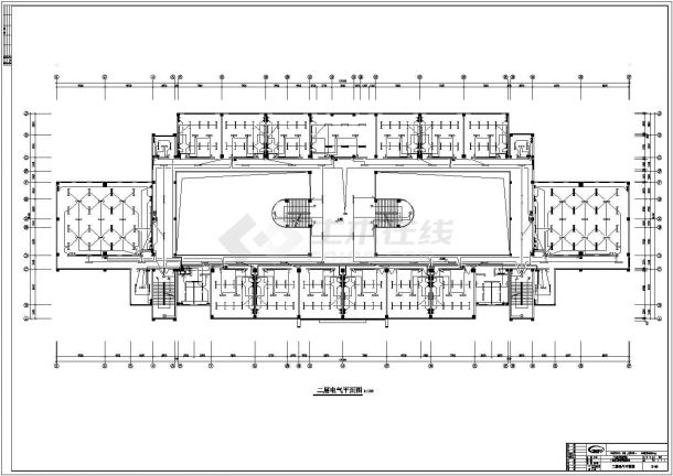 某12468平方米六层框架结构高校教学楼施工全套图纸-图二