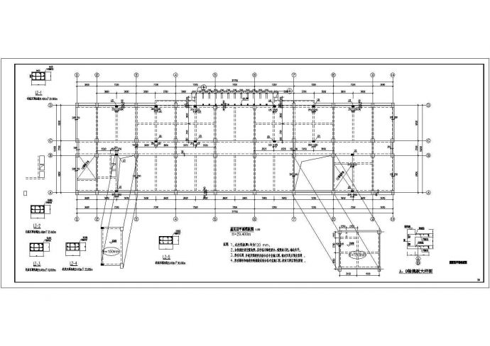 某8层框架结构医院楼结构设计施工图_图1