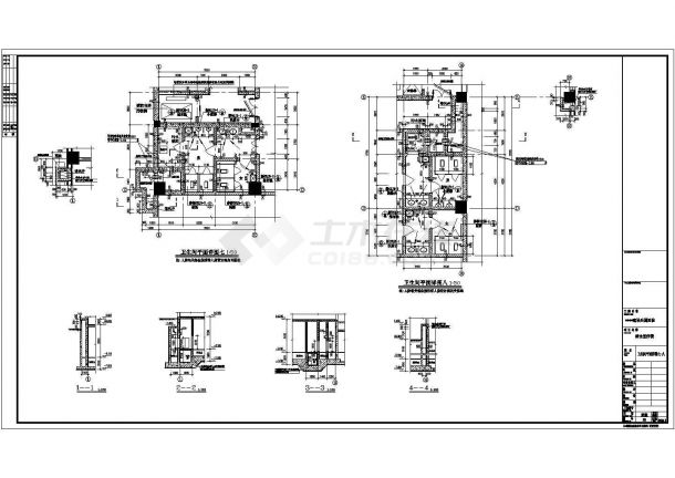 36521.93平方米十七层医院建筑施工图纸（高79米）-图二