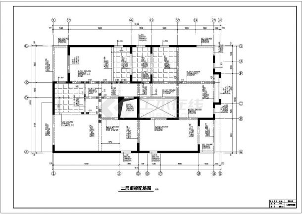 【北京】条形基础自建别墅剪力墙结构施工图（8度抗震）-图一