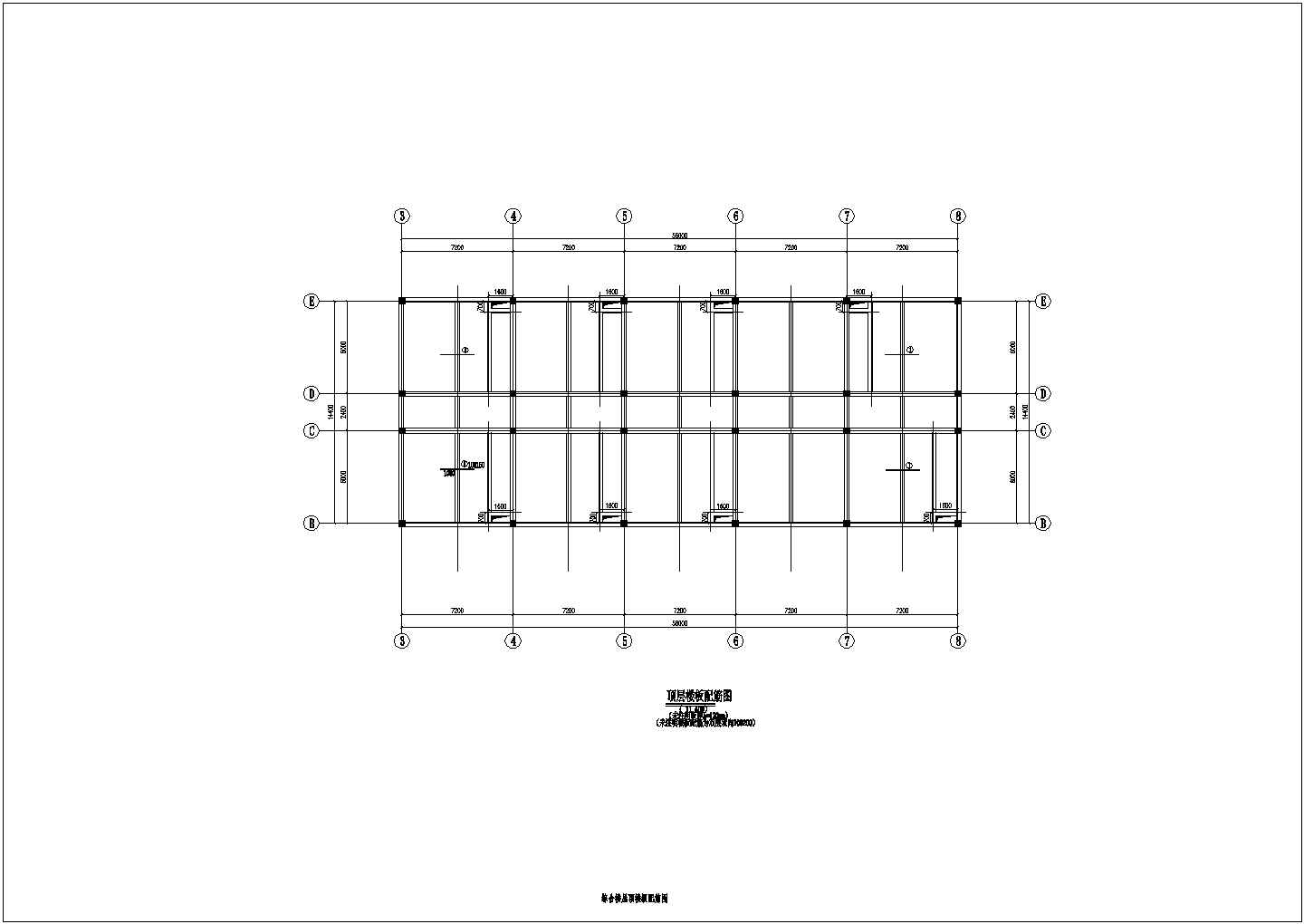 三层独立基础框架办公楼结构施工图（7度抗震）
