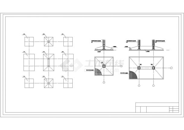 某6层框架结构中学教学楼建筑施工图（独立基础）-图一