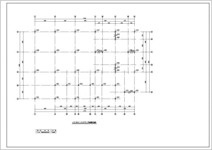 五层独立基础钢框架厂房结构施工图（6度抗震）_图1