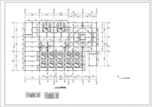 五层独立基础钢框架厂房结构施工图（6度抗震）-图二