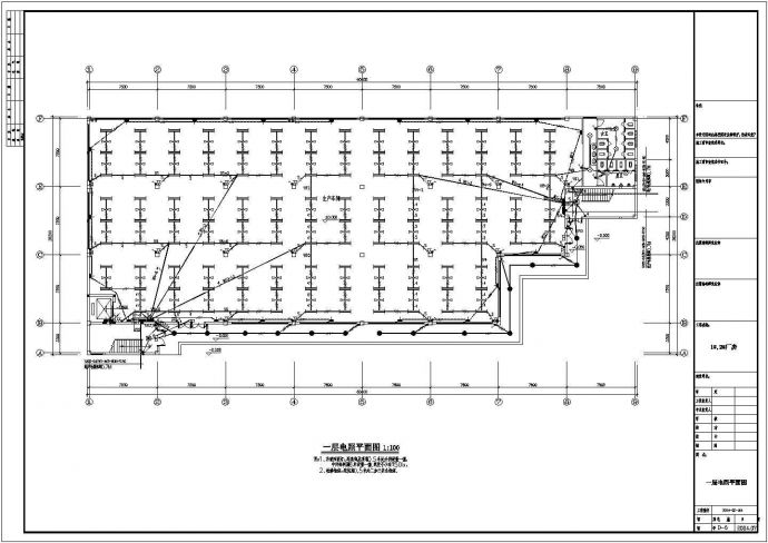 北方某地大型厂房车间电气设计图（含设计说明）_图1