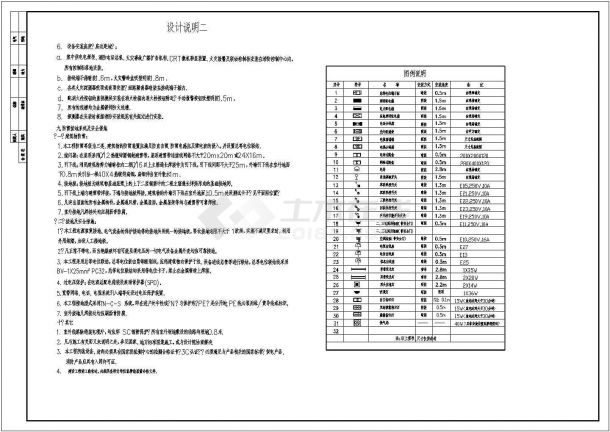 [西安]某三级负荷高级中学教学楼电气施工全套图纸-图一