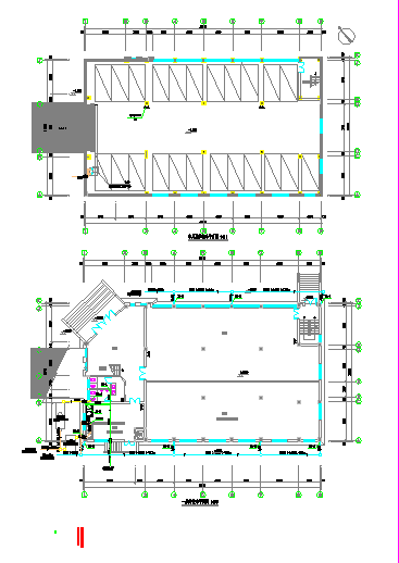 洪智村喜事用房给排水设计图纸（建筑面积2154.45平方米 地上2层 地下1层 ）-图一