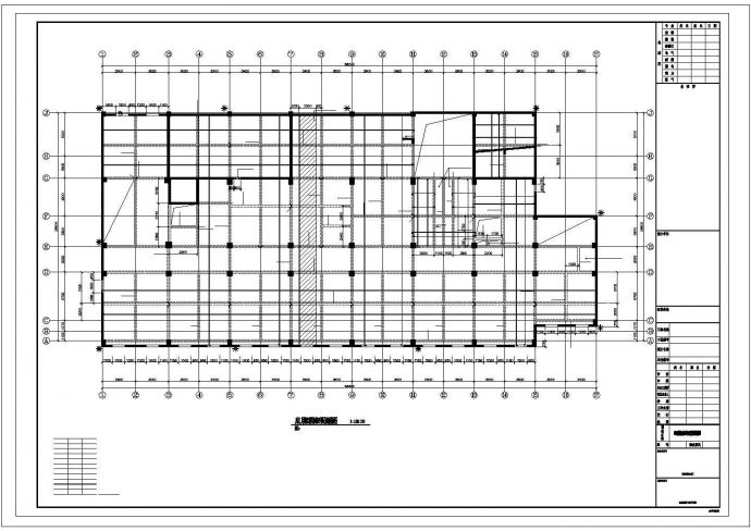 某六层框架中心卫生院病房综合楼结构设计图_图1
