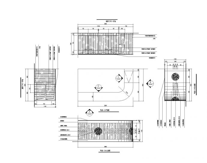 某城市浴场吧台结构布置CAD参考详图_图1