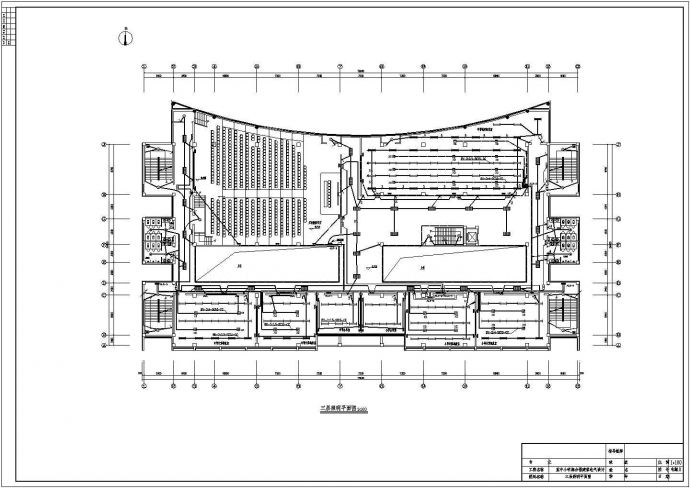 某中学五层综合楼电气施工图纸（三级负荷）_图1