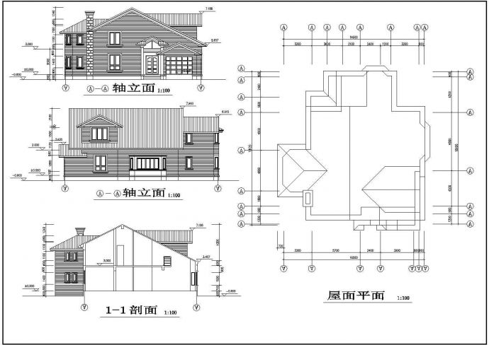 温馨舒适二层农村房屋建筑设计图纸_图1