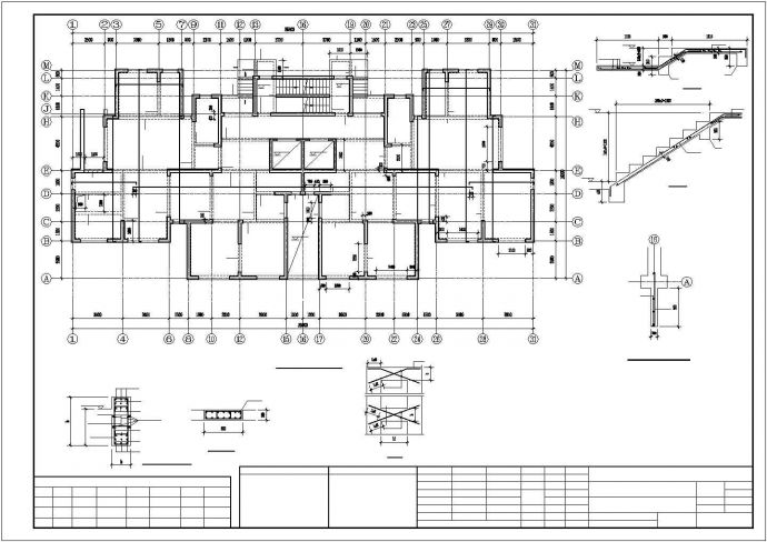 某31层框架剪力墙住宅结构设计图_图1