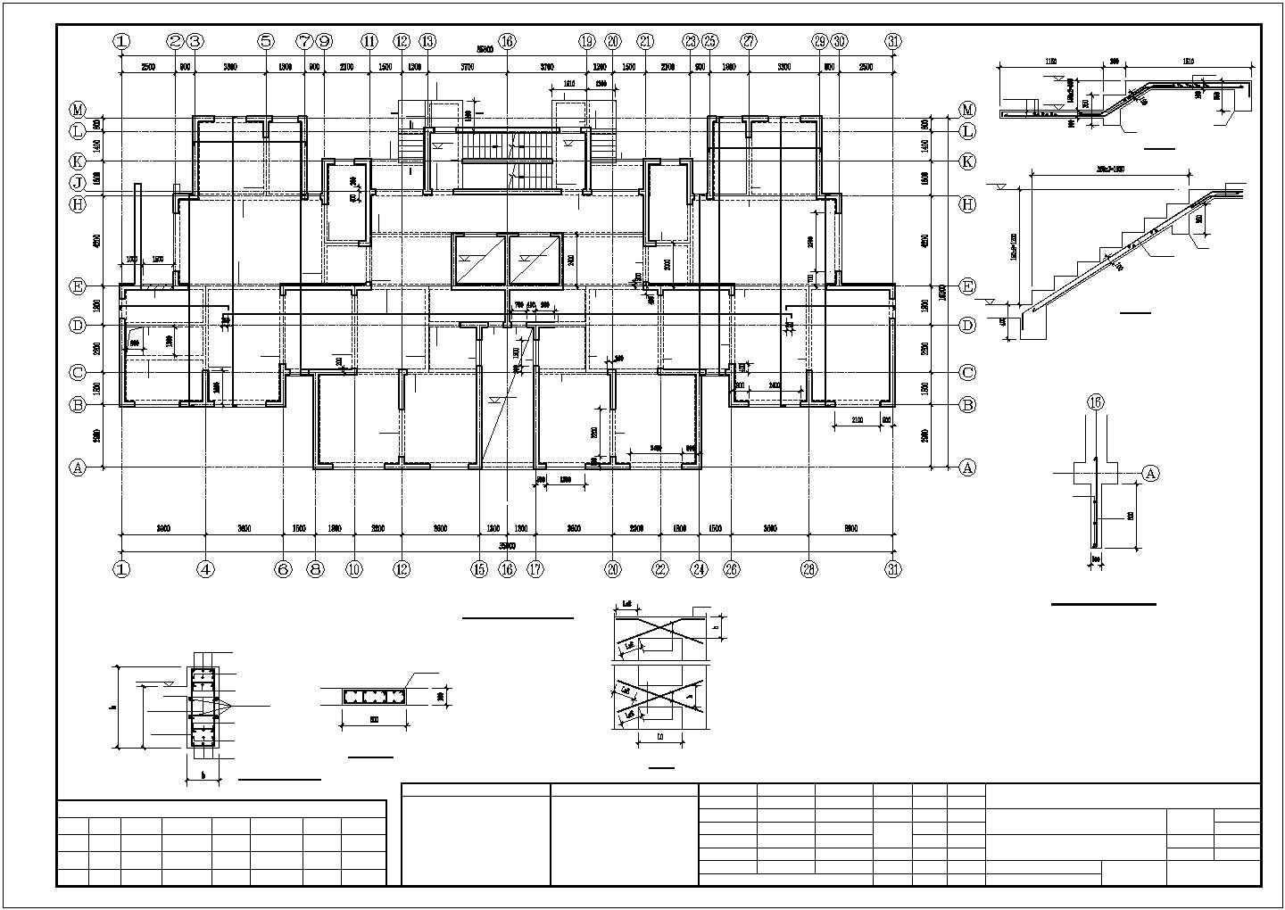 某31层框架剪力墙住宅结构设计图
