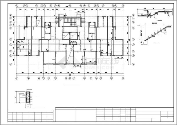 徐州某25层框架剪力墙住宅结构设计图-图一