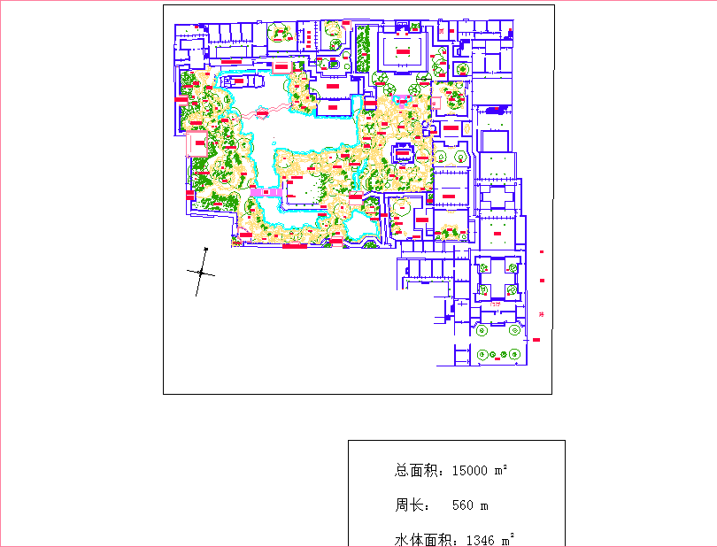 【苏州】古典名园狮子林平面图