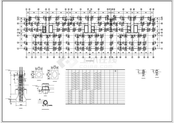 武汉某十八层框剪高层住宅结构设计图-图一