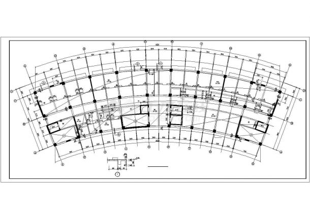 某十二层框架剪力墙医院病房楼结构设计图-图二