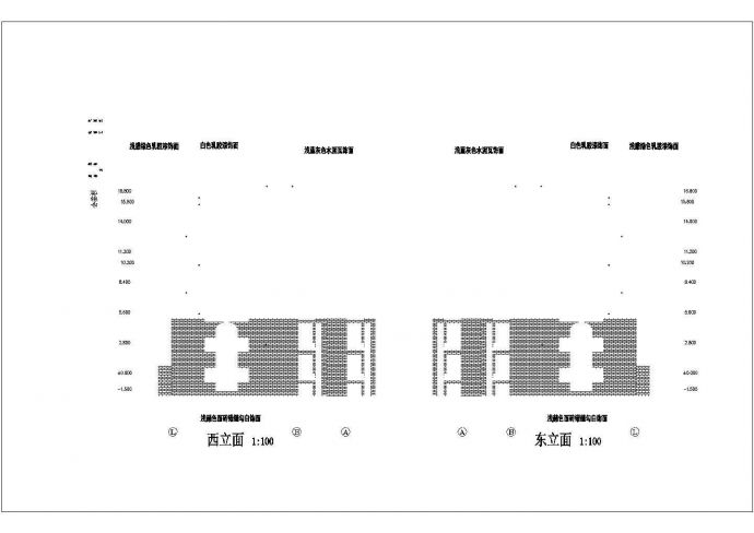 6层带阁楼异形柱框架结构住宅楼全套图（含建筑图）_图1