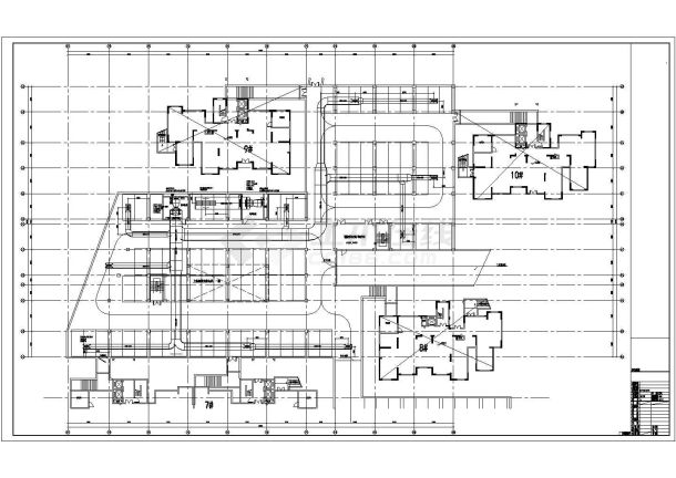 某地区地下室通风防排烟设计施工图纸-图一