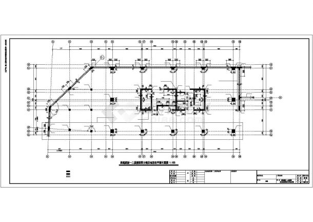 二层公寓架结构CAD设计图-图一