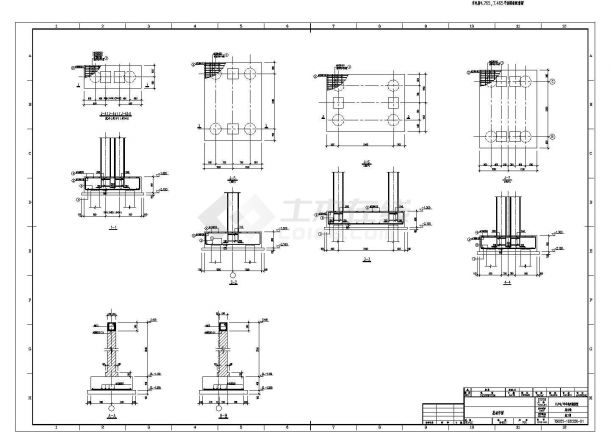 南京某2层化工公司综合楼建筑结构图-图二