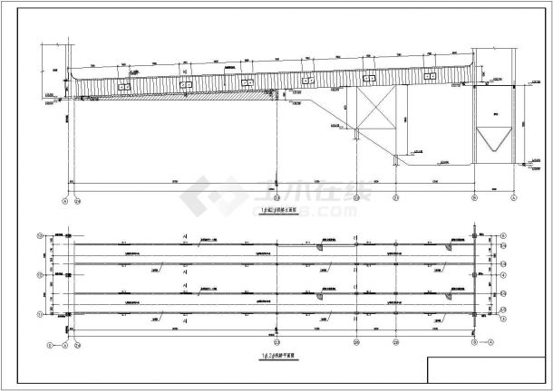 62米长煤矿栈桥结构施工图（桁架结构）-图二