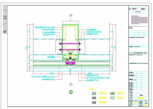 江苏某三层体育馆玻璃幕墙系统深化设计施工图（节点图超详细）_图1