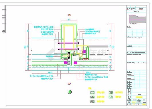 江苏某三层体育馆玻璃幕墙系统深化设计施工图（节点图超详细）-图二