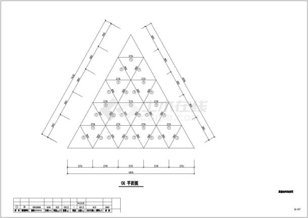安徽某大学体育馆钢结构深化设计图纸（高30米）-图二