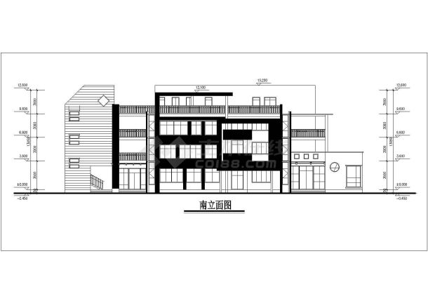 某地小型幼儿园建筑设计方案施工图纸-图一