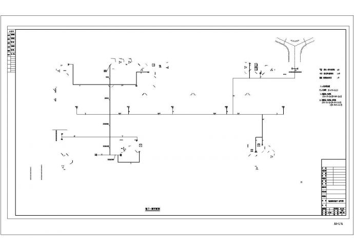 某9层办公楼弱电工程安防系统电气图纸_图1