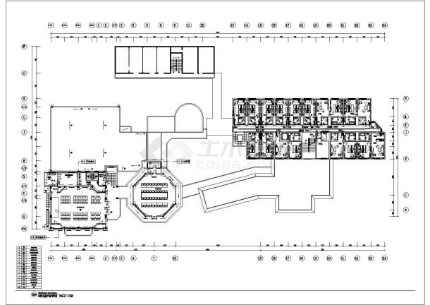 [四川]某三层科研院所综合楼精装修电气图纸（客房区、餐饮区）-图二