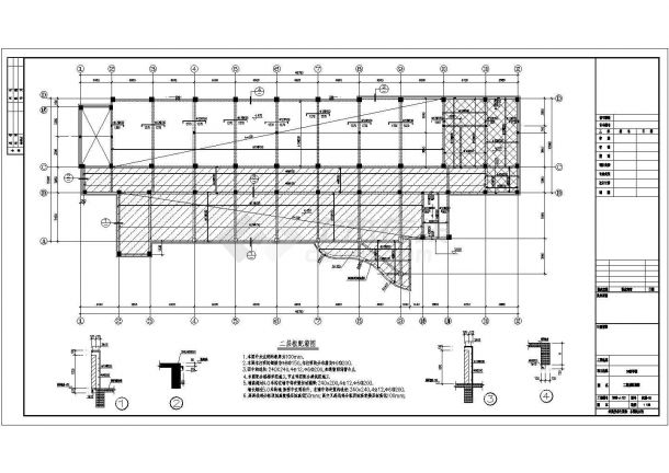 新疆某六层框架教学楼建筑施工图纸-图一
