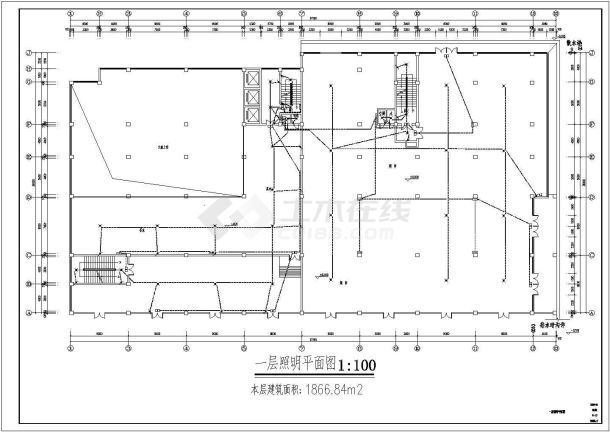 某15526平方米酒店九层综合楼电气施工图-图一