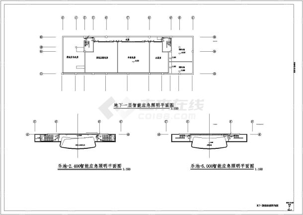[湖南]31000㎡三层甲级设计院甲级大剧院全套电气图纸65张-图一