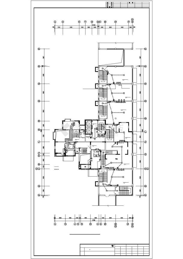 [吉林]40000㎡十八层知名房产集团商住楼电气图140张（商铺酒店）-图一