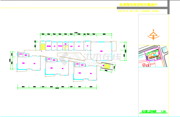 江南某地小型幼儿园建筑施工图（共2张）-图二