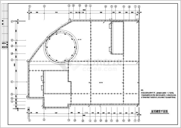 某4643.27㎡四层商场全套电气施工图-图二